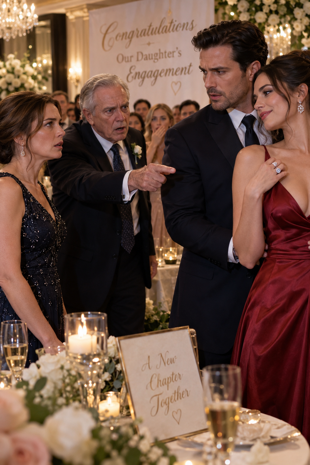 My Husband Brought His Mistress to Our Daughter’s Engagement—Then My Father-in-Law Asked Her Where She Got That Ring
